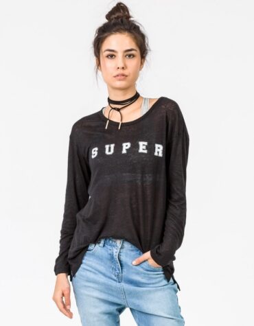 Super L/S Linen Tee
