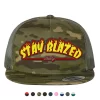 Stay Blazed Snapback Hat Army Green