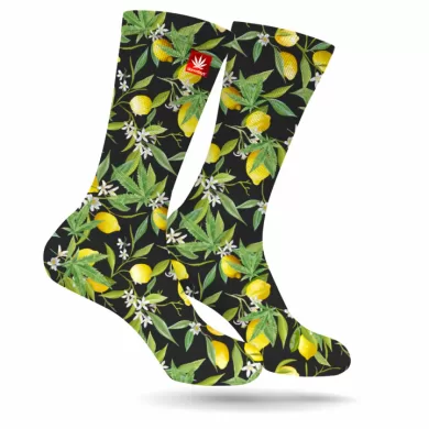 Lemon Kush Weed Socks