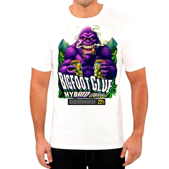 Bigfoot Glue White Tee Shirt