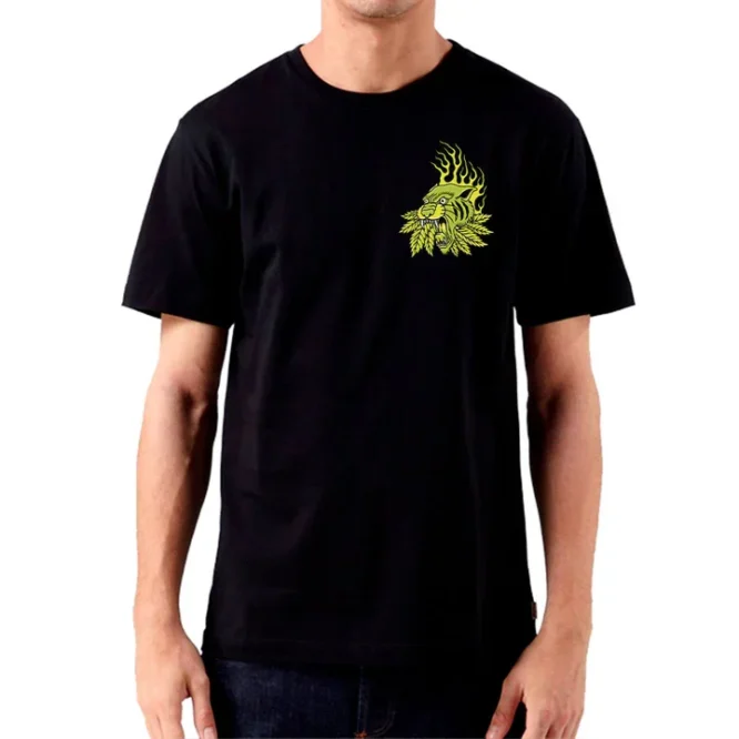 Black - Green Tiger Tee - Image 3