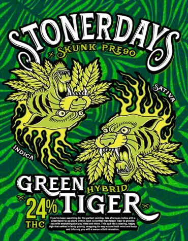 Green Tiger Dab Mat